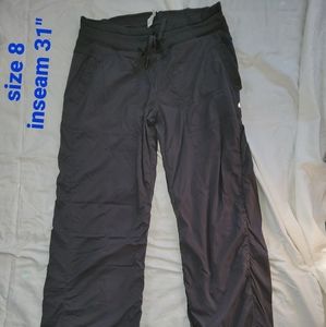 Lululemon  studio  grey/ charcoal  size 8 lined